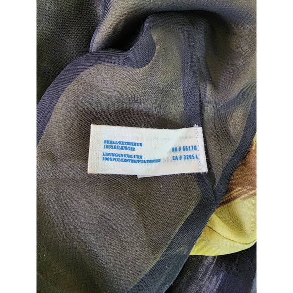 Anthropologie Leifsdottir Silk Cold Shoulder Dress Size 6 - Picture 9 of 10